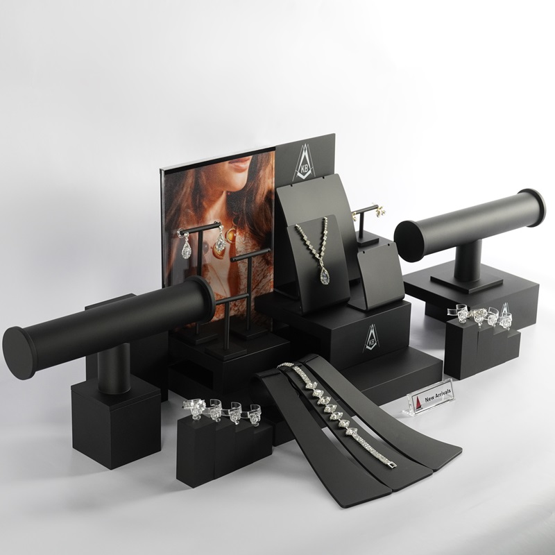 Black Matte Jewelry Display Stand